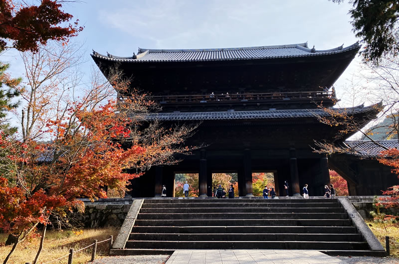 南禅寺の紅葉は圧巻