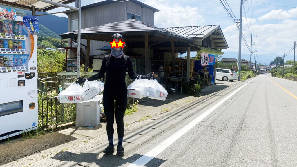 ７月に入って３回目の塩山・桃ライド！