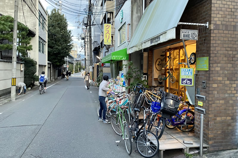 Fridge Bicycleで自転車を借りよう