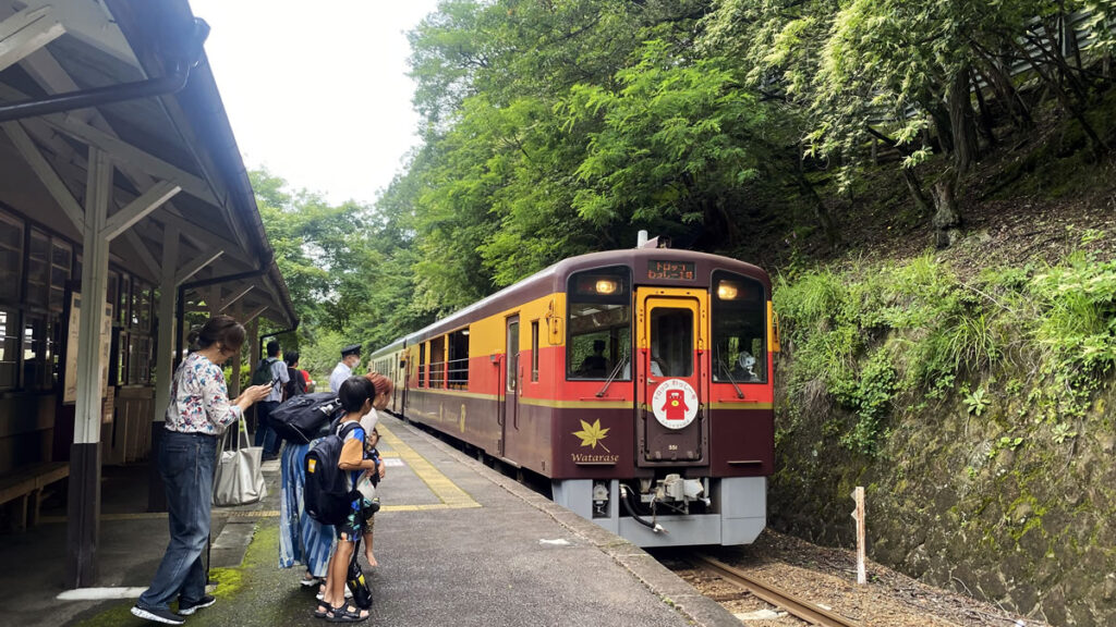 偶然わたらせ渓谷鉄道を見ることができました