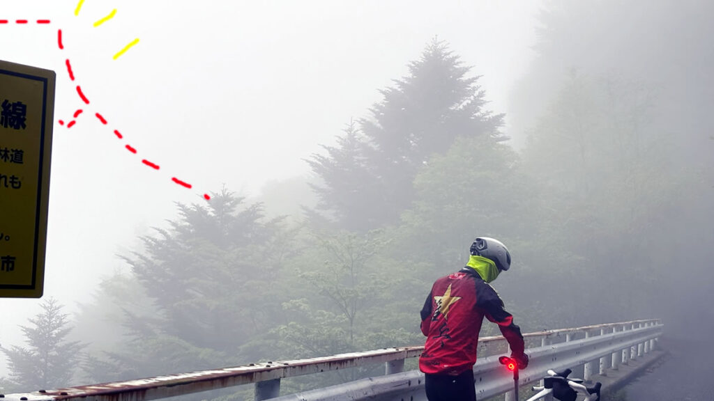 本当ならココに富士山があったはず