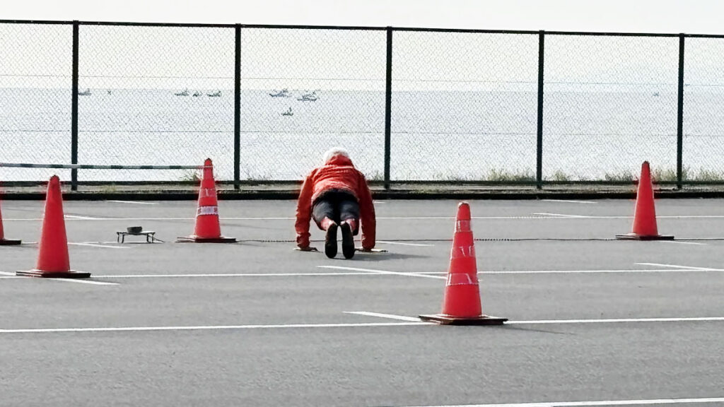 次回の大磯に向けて筋トレだ!