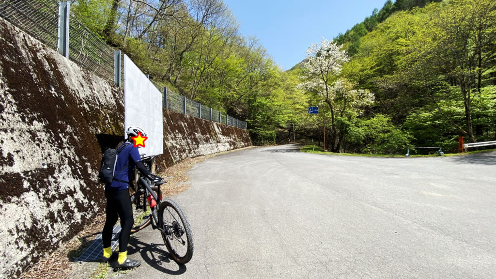 塩之沢峠に着いたら御荷鉾スーパー林道はいよいよ終盤へ