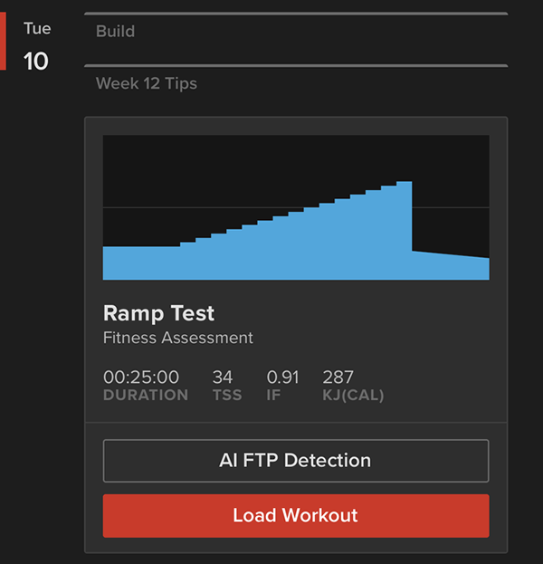 TrainerRoadでFTP計測頑張ります！