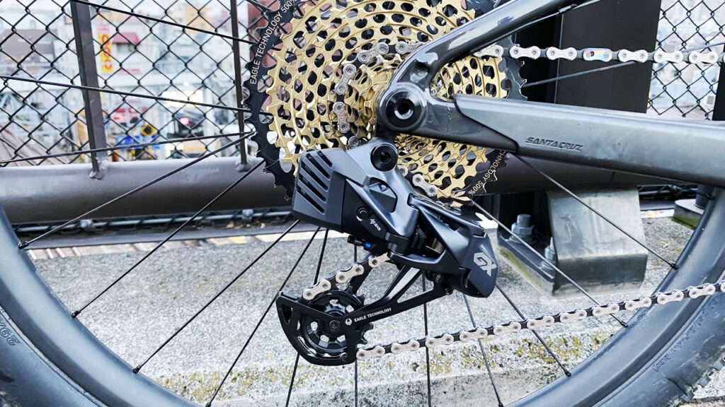 ガンガンガン速でSRAM GX Eagle AXSが付きました