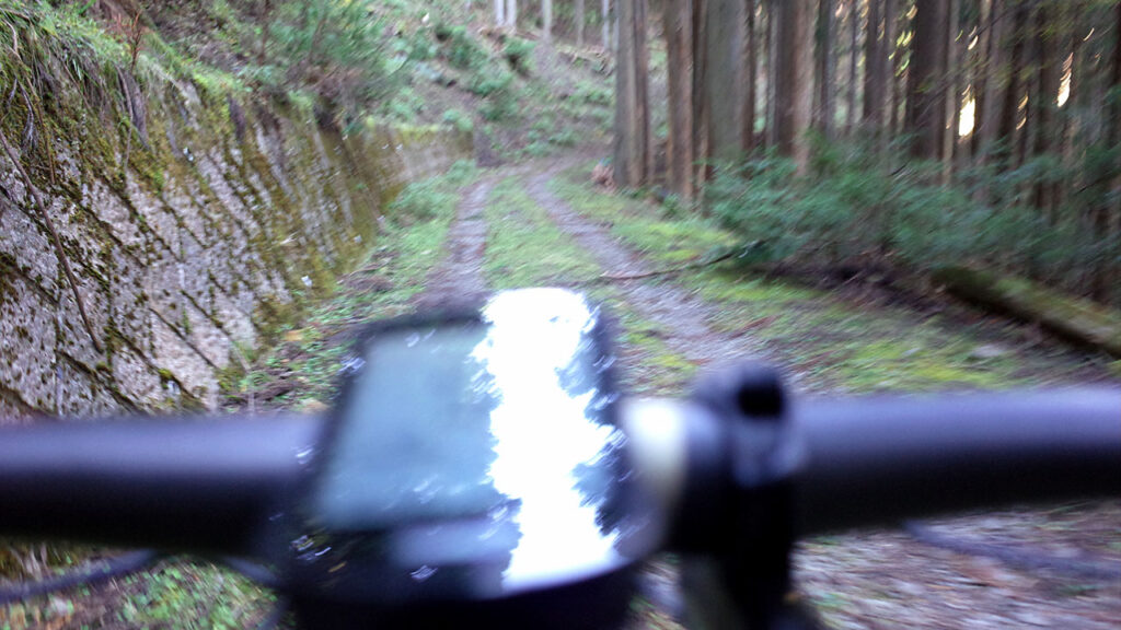 板ぱ～んのおかげでダブルトラックは舗装路状態