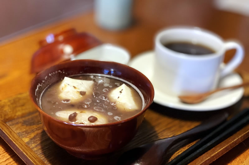 おしるこはホッとする手作りの美味しさ