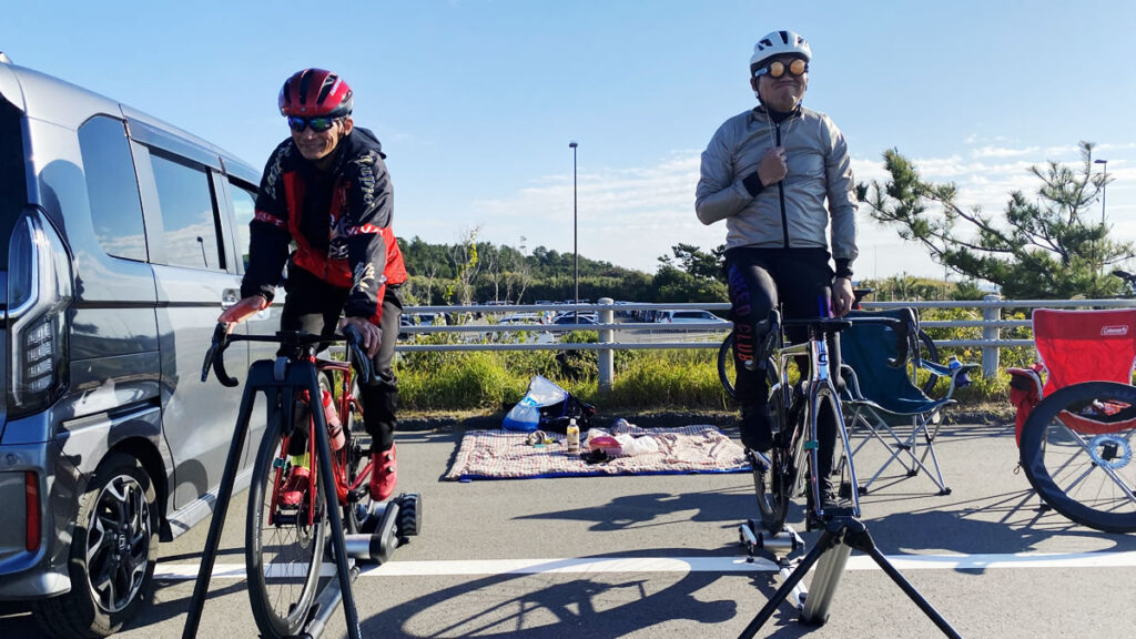 マスターズ50に参戦するみつさんとBobさん