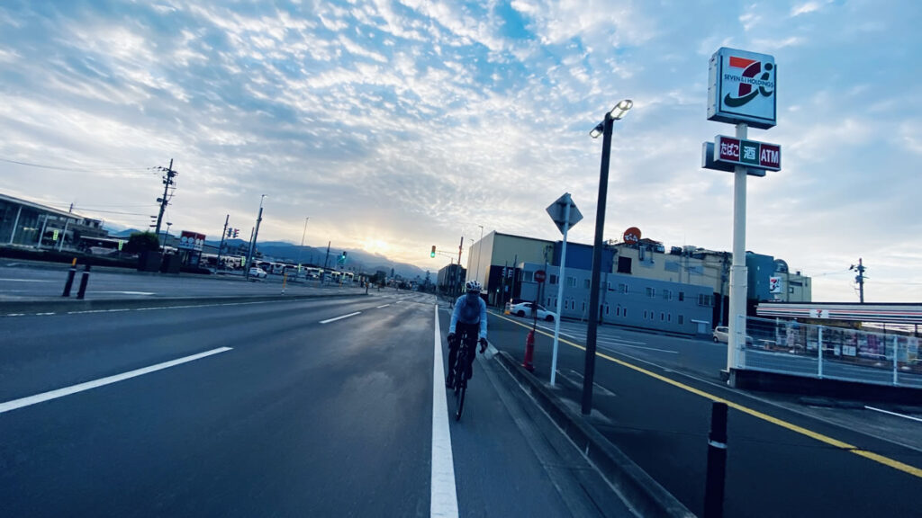 山形は道が広くてきれいで走りやすい