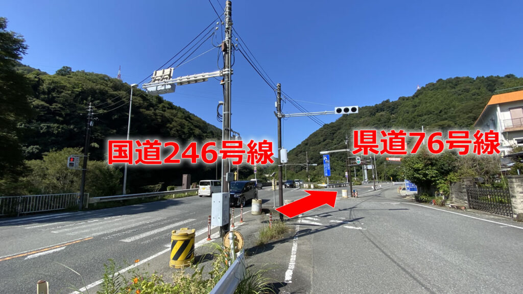 県道76号線に逃げればいいと思うよ