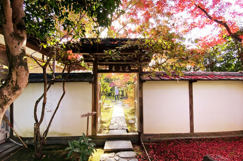 芭蕉庵で知られる金福寺