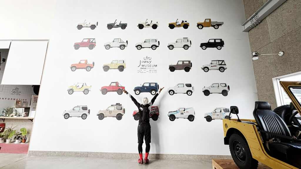 ジムニーの歴史がお出迎え！