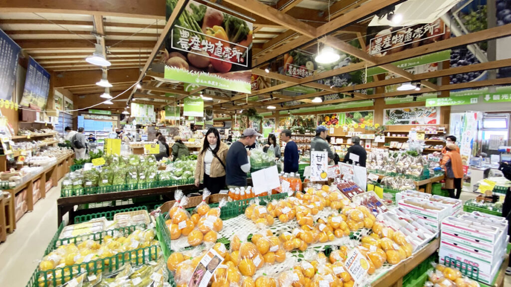 地元・千葉産の野菜がズラリ