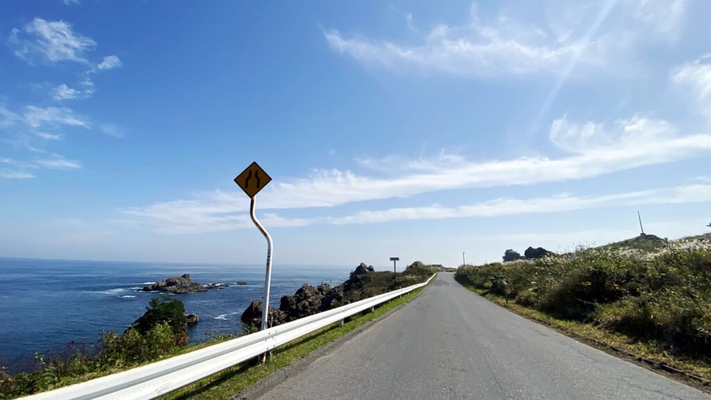 青森の海岸線が凄かった