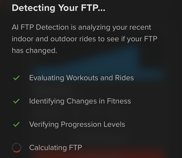 FTP、全力で測定中