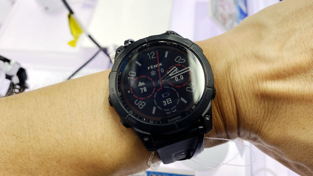 Garmin fenix 7を試着してみたところ