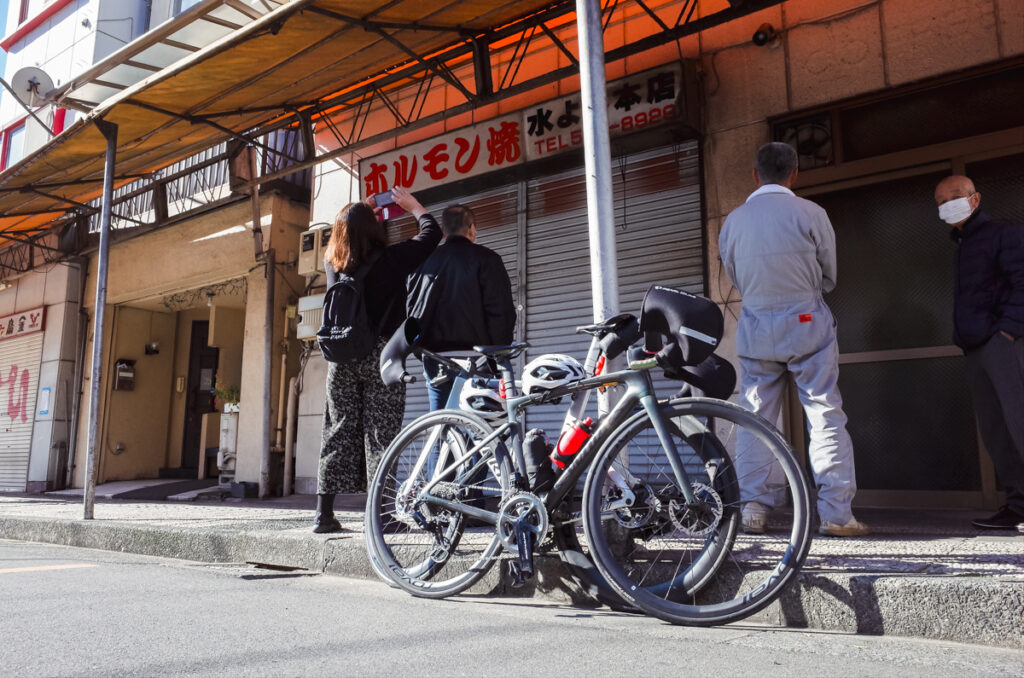 水よし本店で本日のライドはオシマイ！