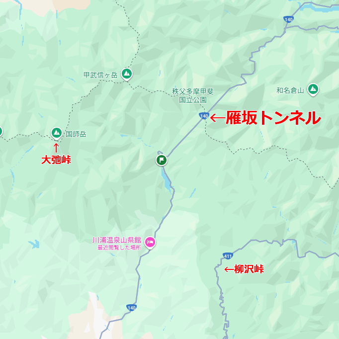 雁坂トンネルサイクルツアーはコースが凄いんです