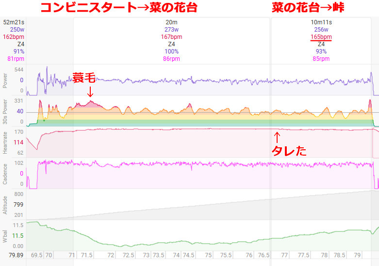 菜の花台以降の緩めっぷりよ(´_ゝ`)
