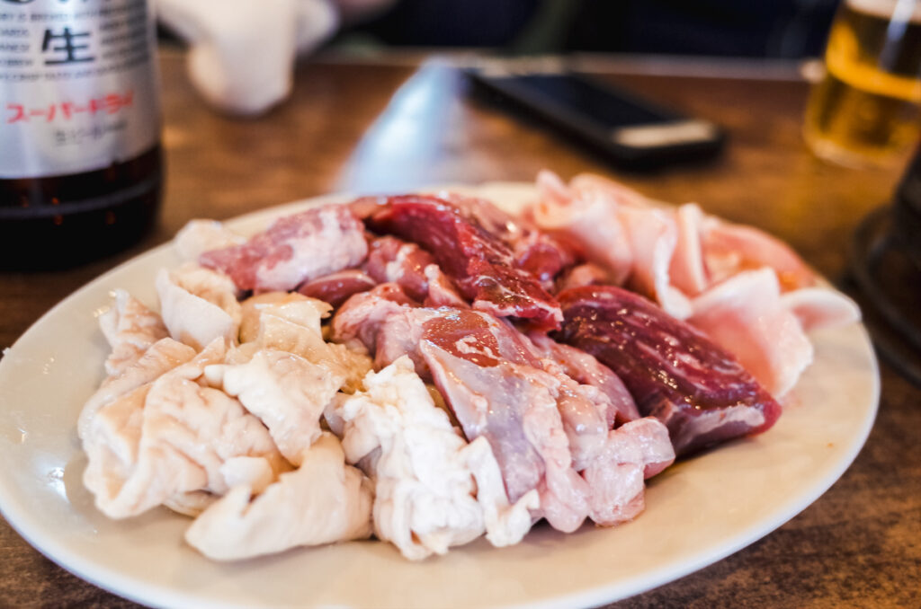 来たぞ、水よし本店の肉パーティー