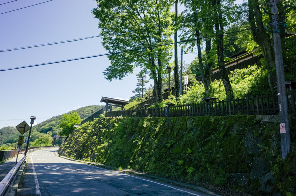 福島宿の関所跡