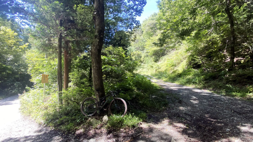 林道・灰立沢線に接続