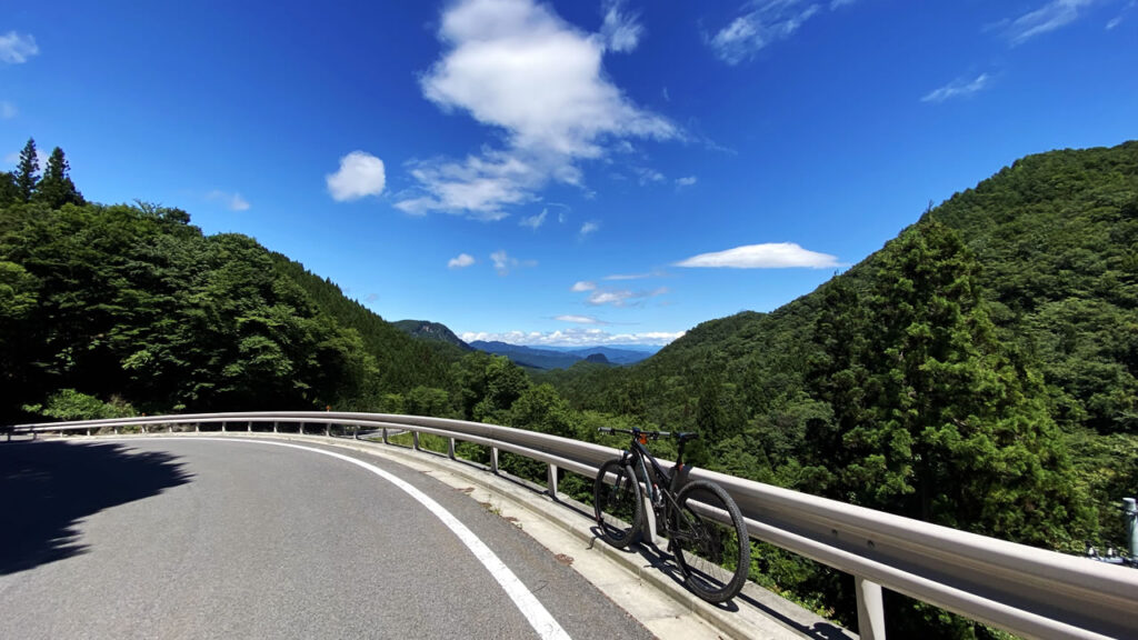 暮坂峠からの景色は素晴らしい