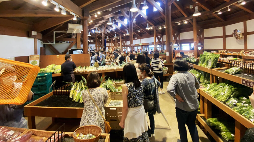 僕らのお目当ては野菜です