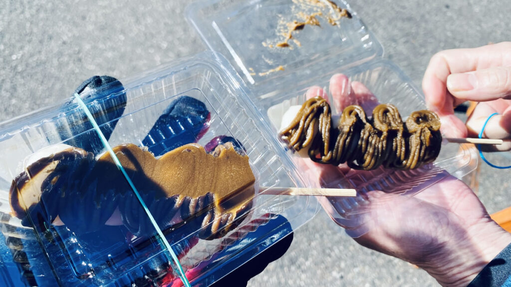 ほうじ茶がそのままお団子で楽しめる