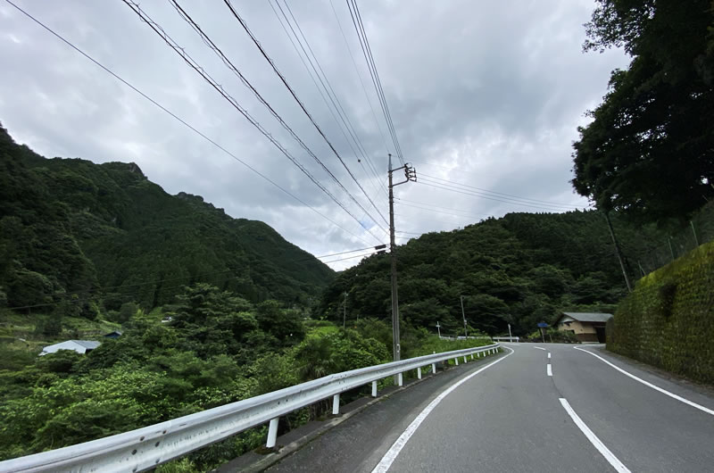 南牧村から県道45号線を上る