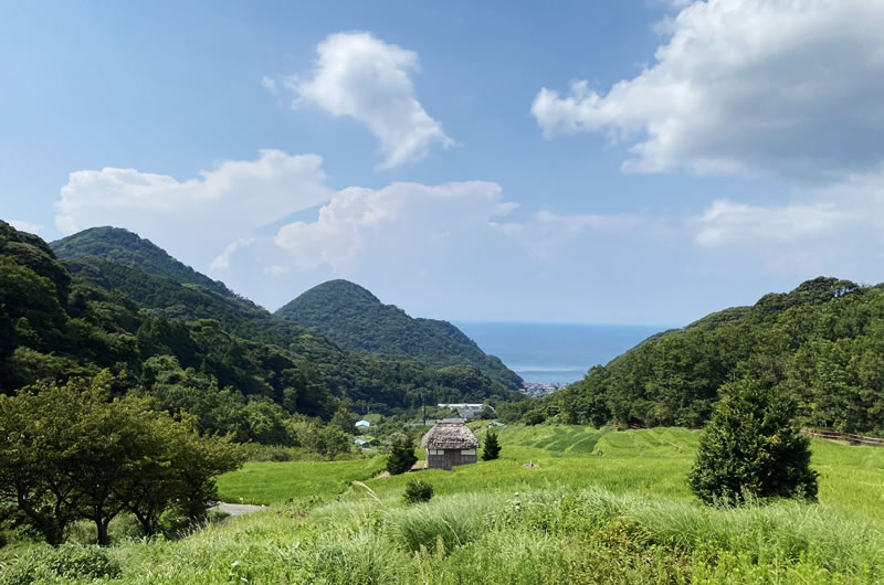 石部の棚田、何という絶景か