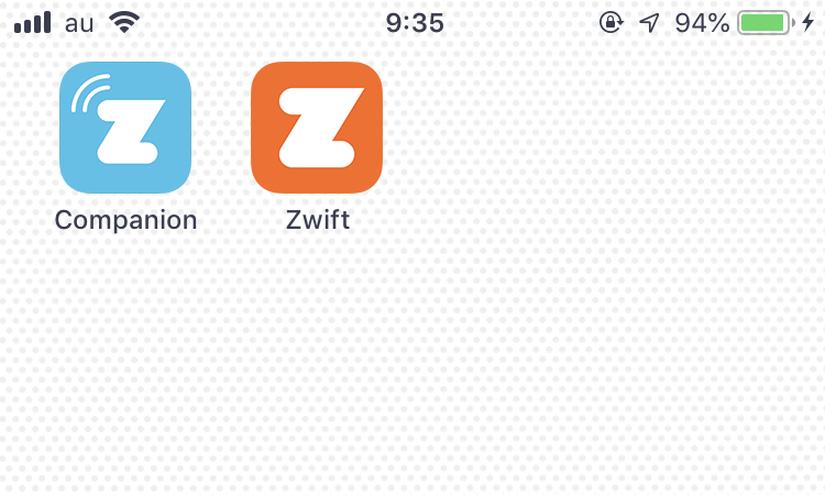 ZWIFTは2種類のアプリを駆使するものだったとは