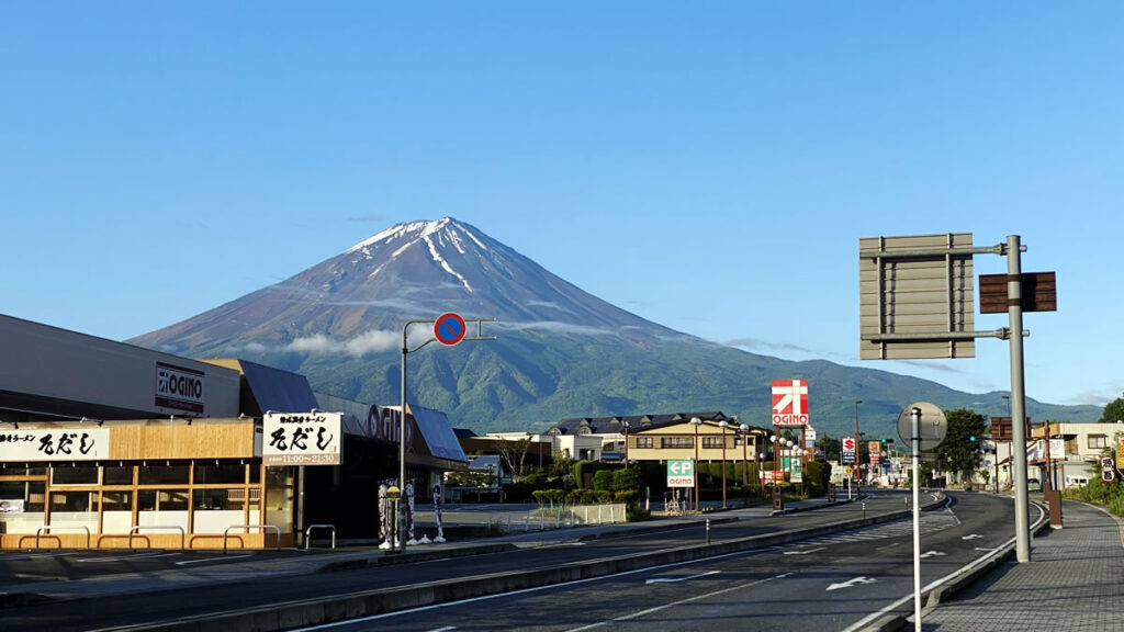 富士ヒル当日は見たこともない快晴！