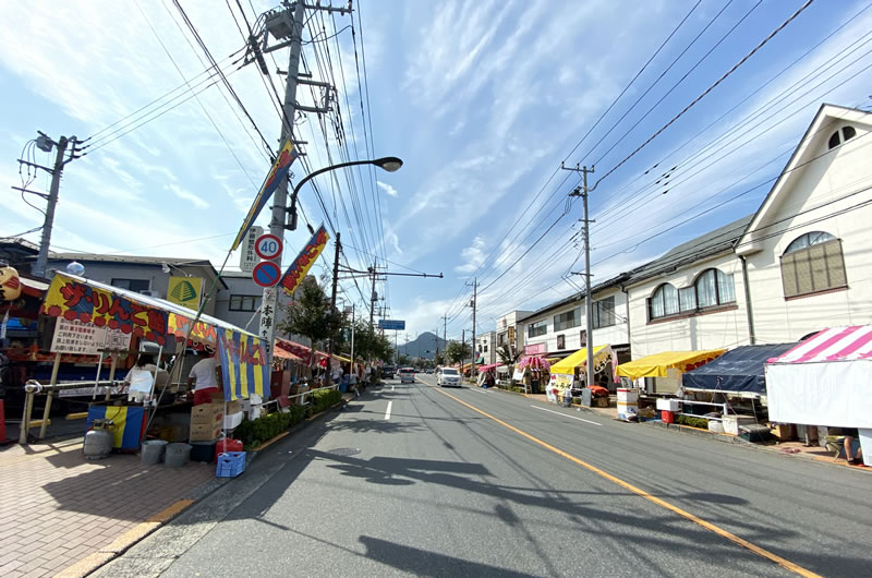 武蔵五日市はお祭り開催中