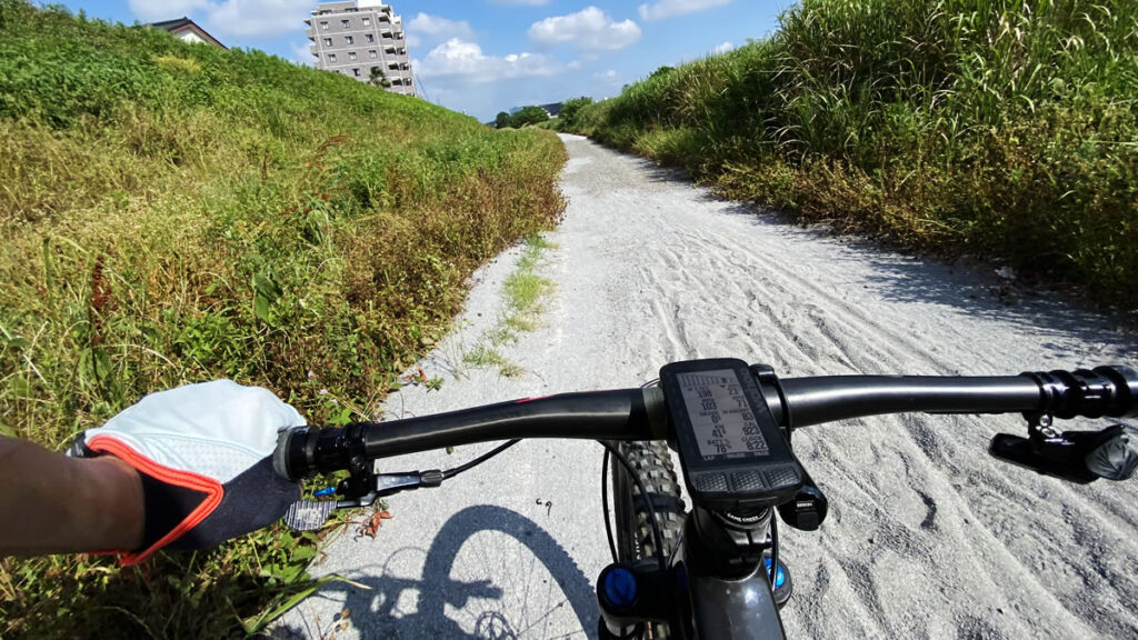 本日は河川敷グラベルデー