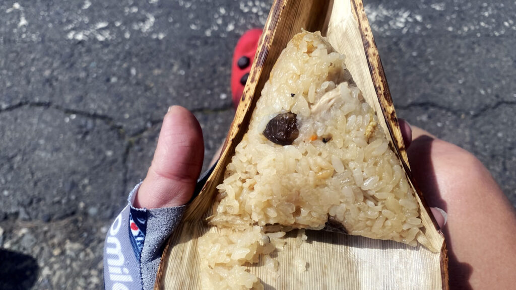 これは美味い、ヤビツのちまきに救われました