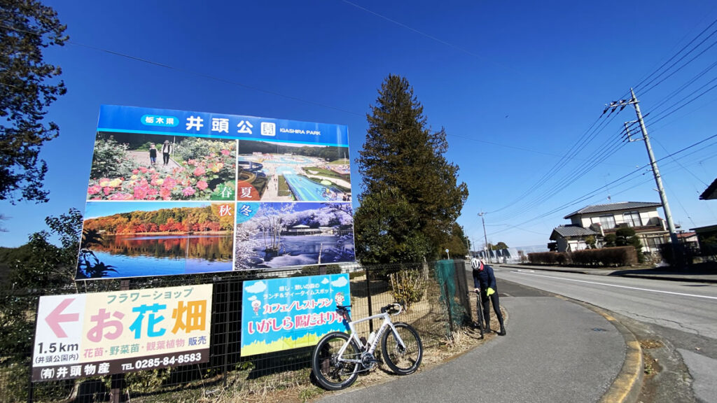 スタート地点は井頭公園