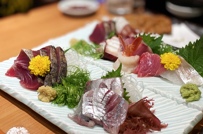 三島駅北口の沼津魚がし鮨で久しぶりに美味しい刺身をいただくなど