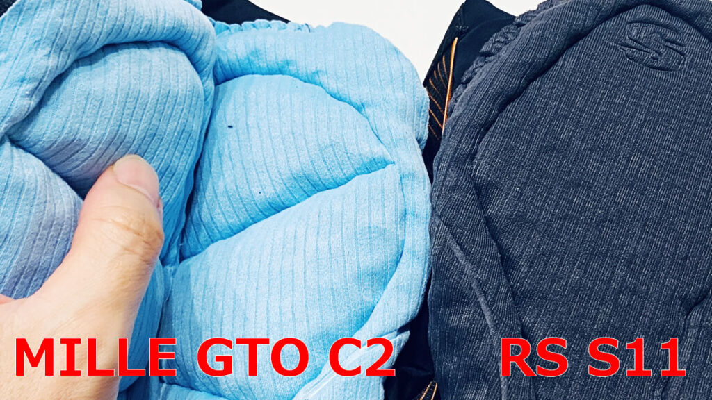 C2とS11のパッドの厚みが歴然の差