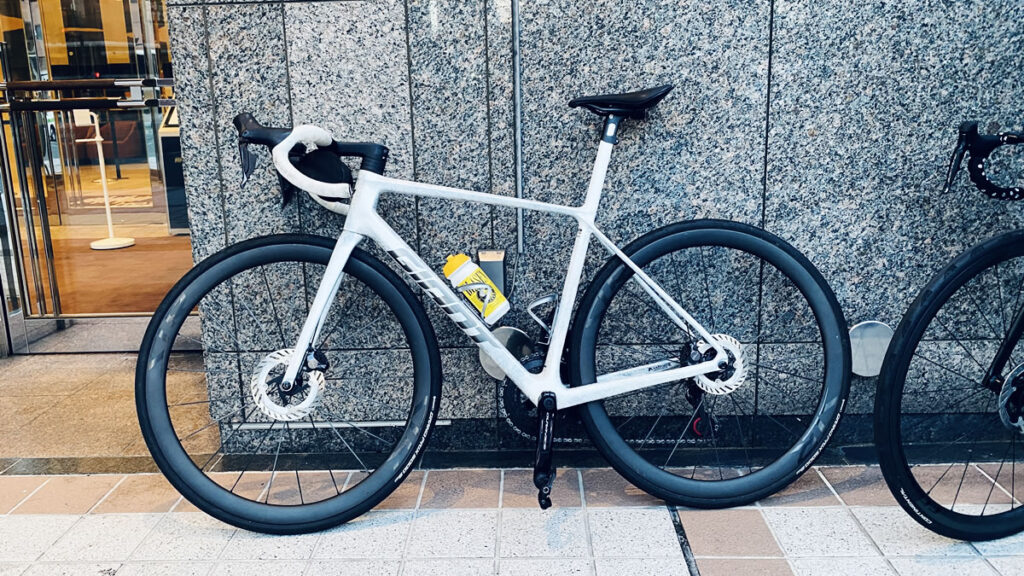 身体硬いとペダリングできないよ(* ´艸｀)ｸｽｸｽ