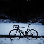 和田峠は雪模様