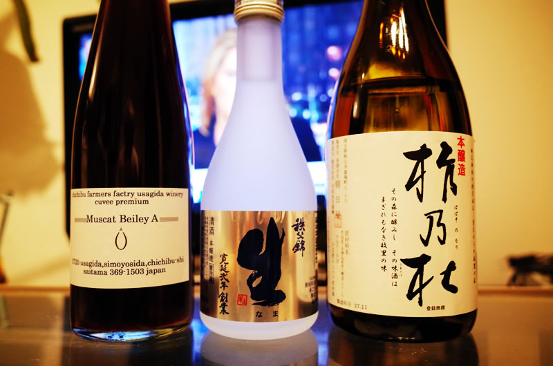 この日の成果は秩父でつくられたワインと日本酒！