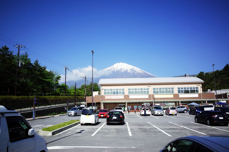 あざみラインで富士山に上る