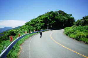 南伊豆は海沿いの山岳コースです