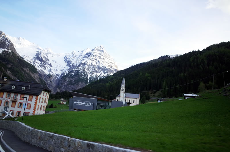 スイスアルプスのような景色