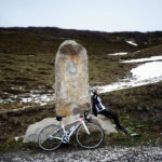 モンテ・クロスティスの山頂にたどり着いてグッタリ