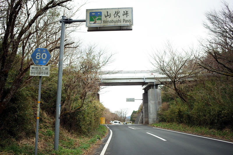 熱海から山伏峠を越える道も十分以上にキツカッタ(;^_^A