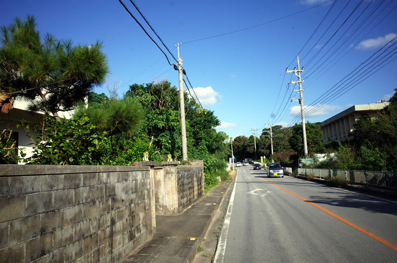 今帰仁村に突入。のどかな雰囲気