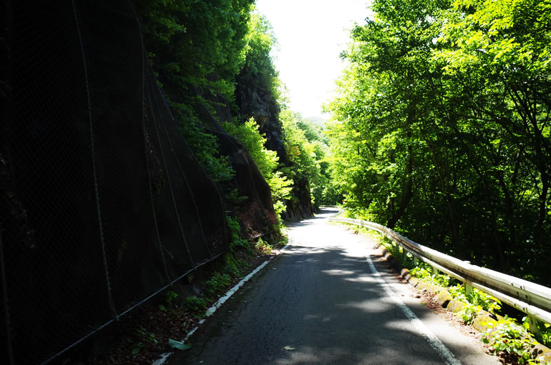 ぶどう峠、さすが斜度は甘くない