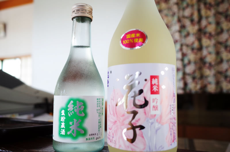 富川酒造店でお土産と今飲む用の２本をゲット